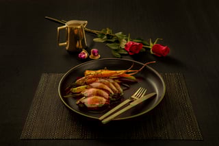 anniversary  roasted duck breasts