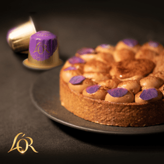 espresso praline tart