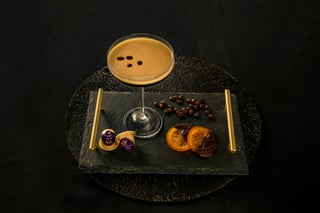 new parents  orange hazelnut espresso martini
